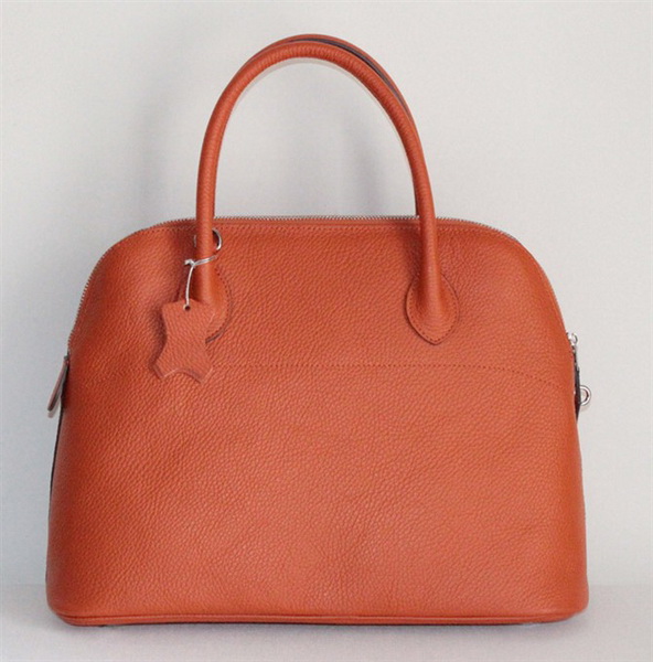 High Quality Replica Hermes Bolide Togo Leather Tote Bag Orange 509084